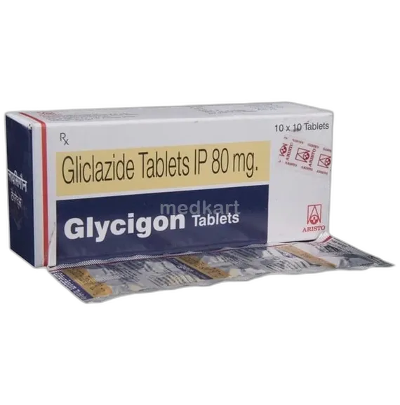 glycigon 80mg tablet 10's